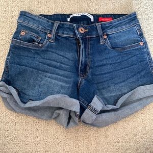 denim shorts